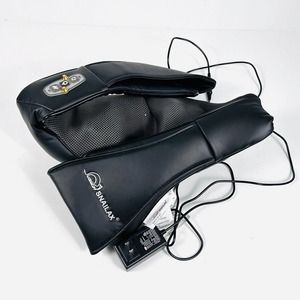 SNAILAX Shiatsu Neck & Shoulder Massager w/ Heat Deep Kneading Model SL-632